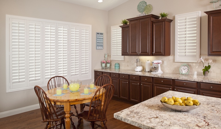 Polywood Shutters in Jacksonville kitchen